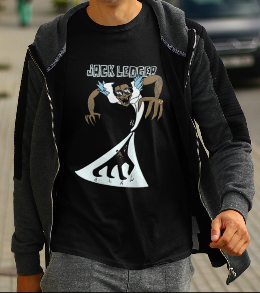 Jack Ledger Horror Character Summoning Creepy Figure T-Shirt