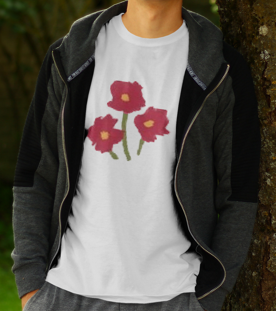 Ellie Holcomb Flowers For No Reason Red Poppies T-Shirt