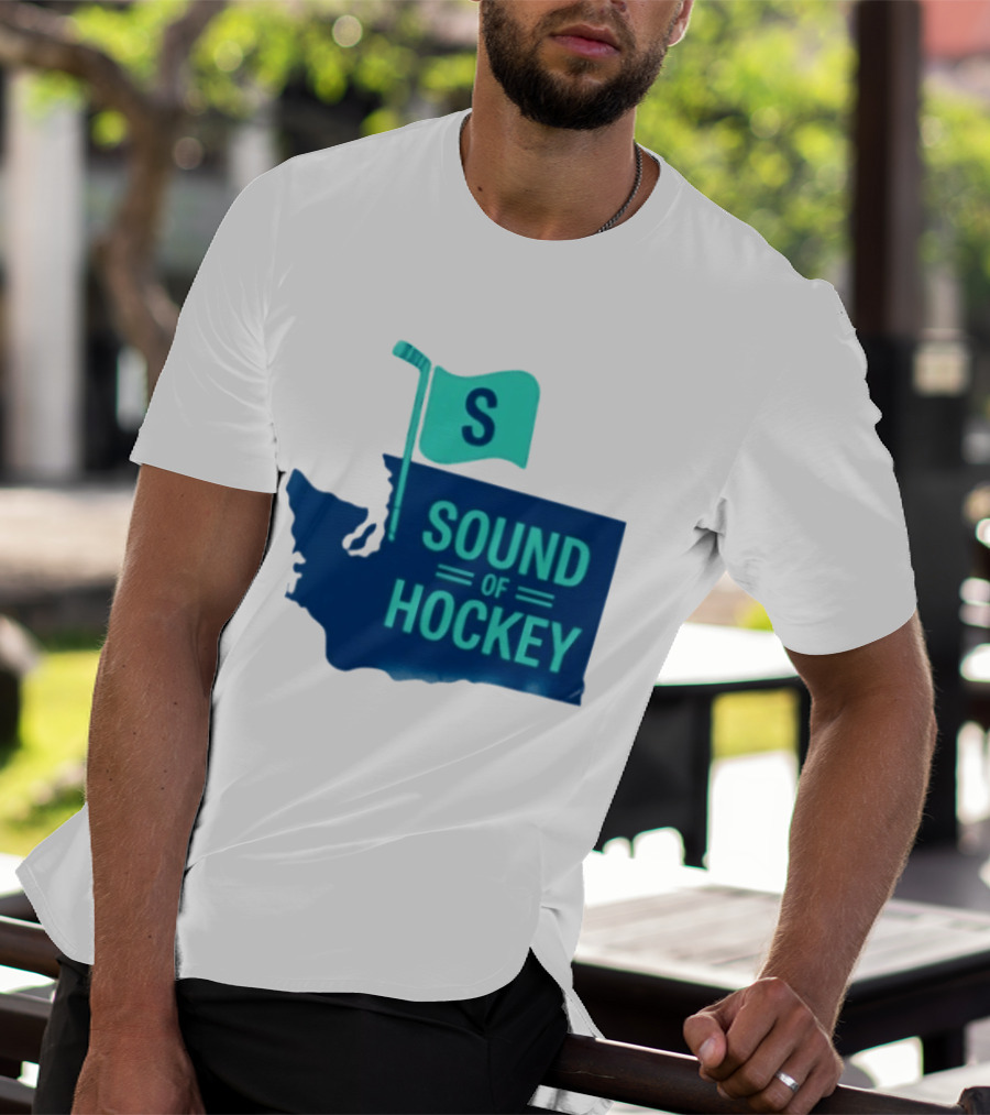 Seattle Kraken Sound Of Hockey State Flag S T-Shirt