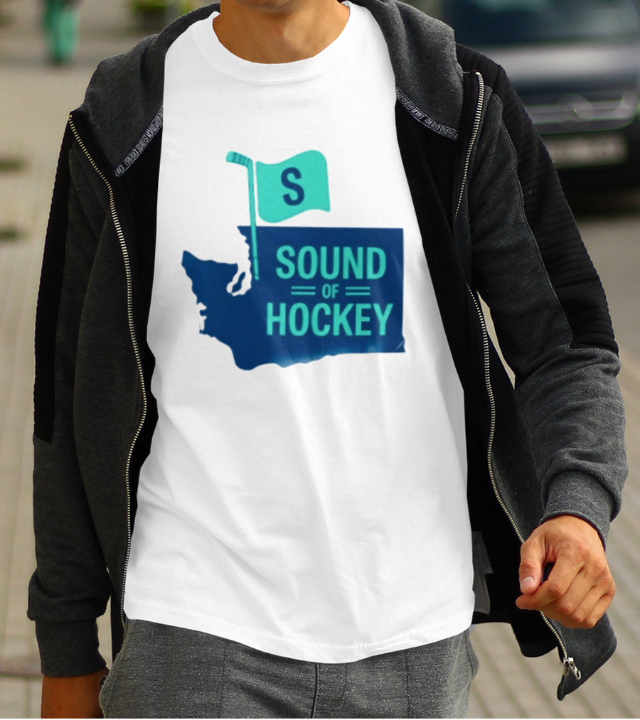 Seattle Kraken Sound Of Hockey State Flag S T-Shirt