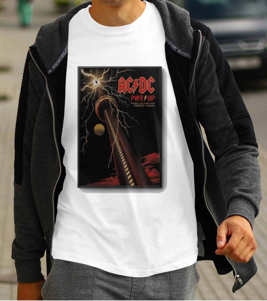 AC DC PWR UP Toronto Canada 2026 Rogers Stadium Concert T-Shirt