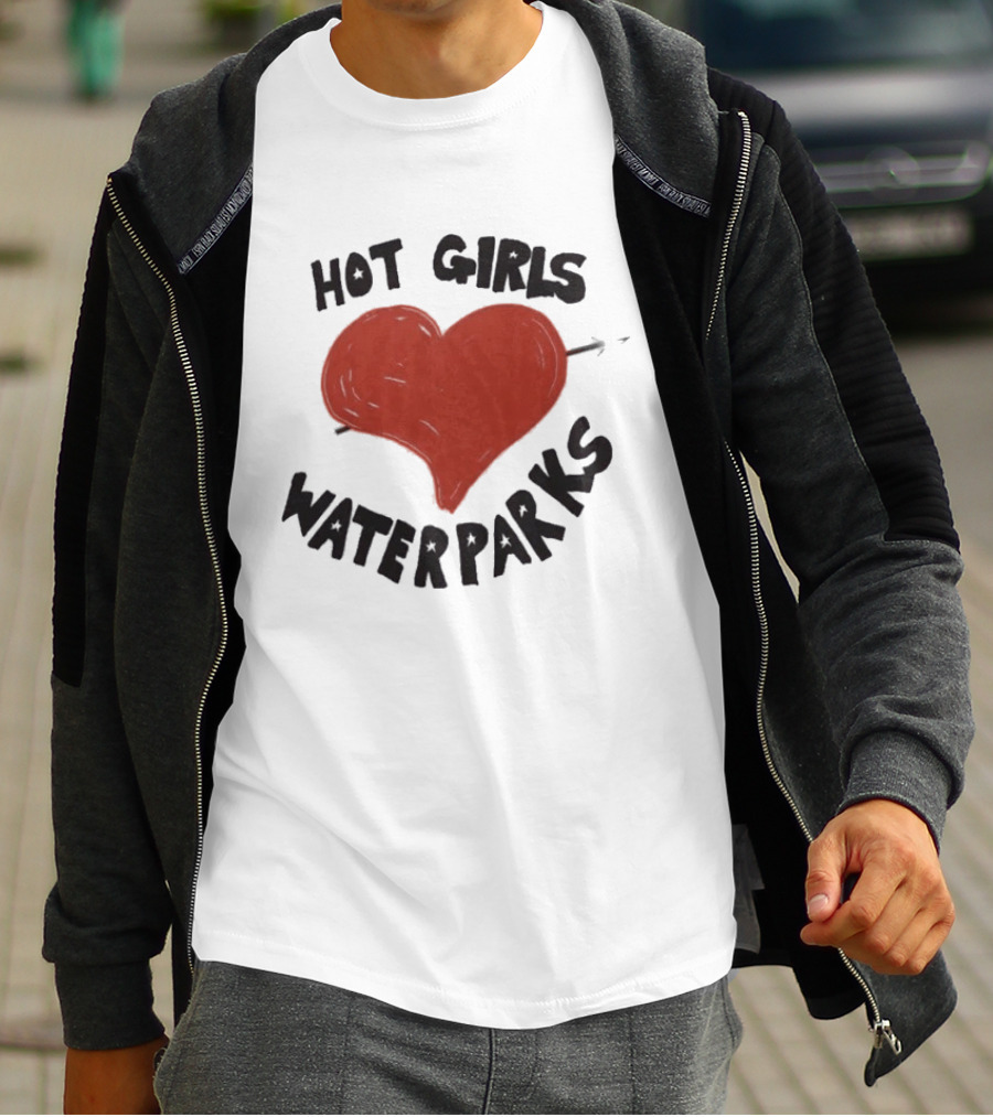 Waterparks Hot Girls Heart Arrow Cropped Baby Top T-Shirt