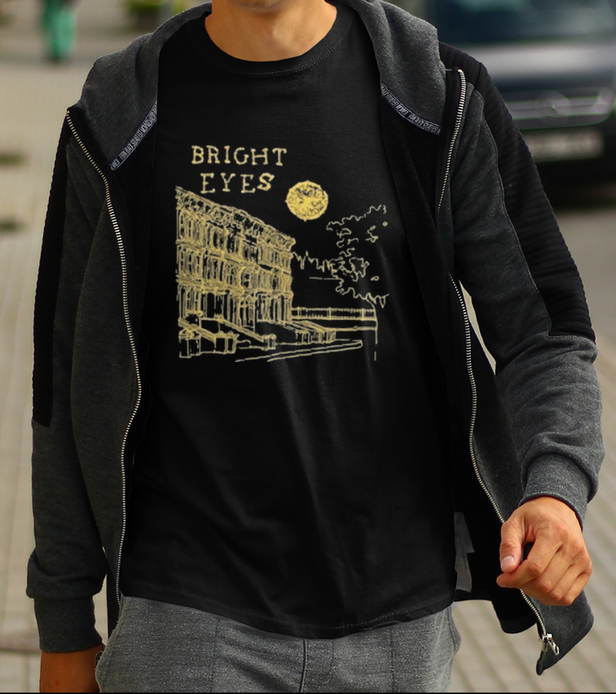Bright Eyes I'm Wide Awake It's Morning Sun And Building Scene T-Shirt