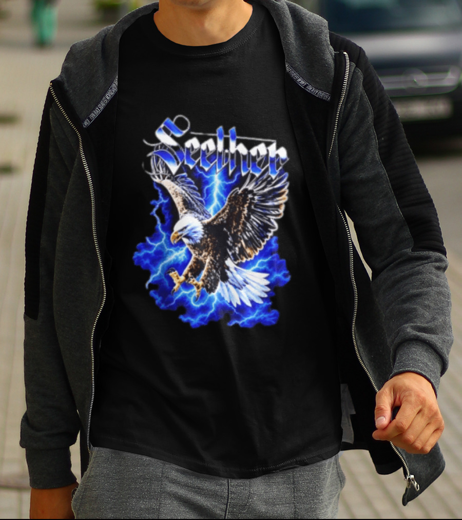 Seether Eagle Lightning Alternative Metal Band T-Shirt