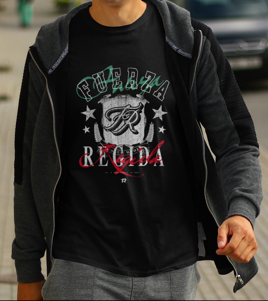 Fuerza Regida FR Crest Stars Seal T-Shirt