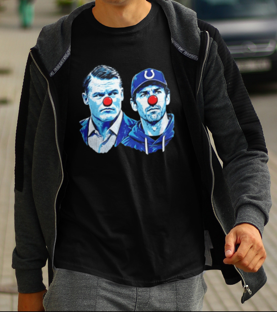 Indianapolis Colts Matt Ryan Red Clown Noses Two Men T-Shirt