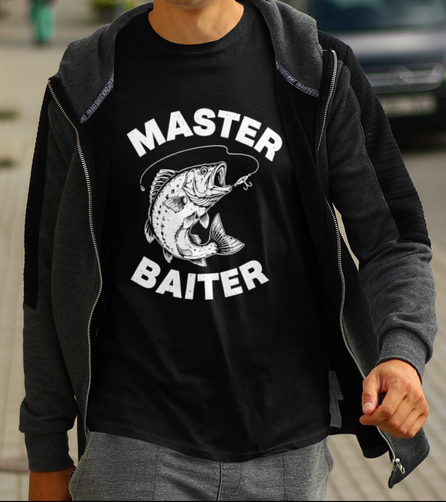 Master Baiter Fishing Hook Fish T-Shirt
