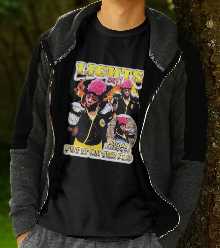 Laquanda Lights Out Night Night Put It On The Flo Boxing Gloves T-Shirt