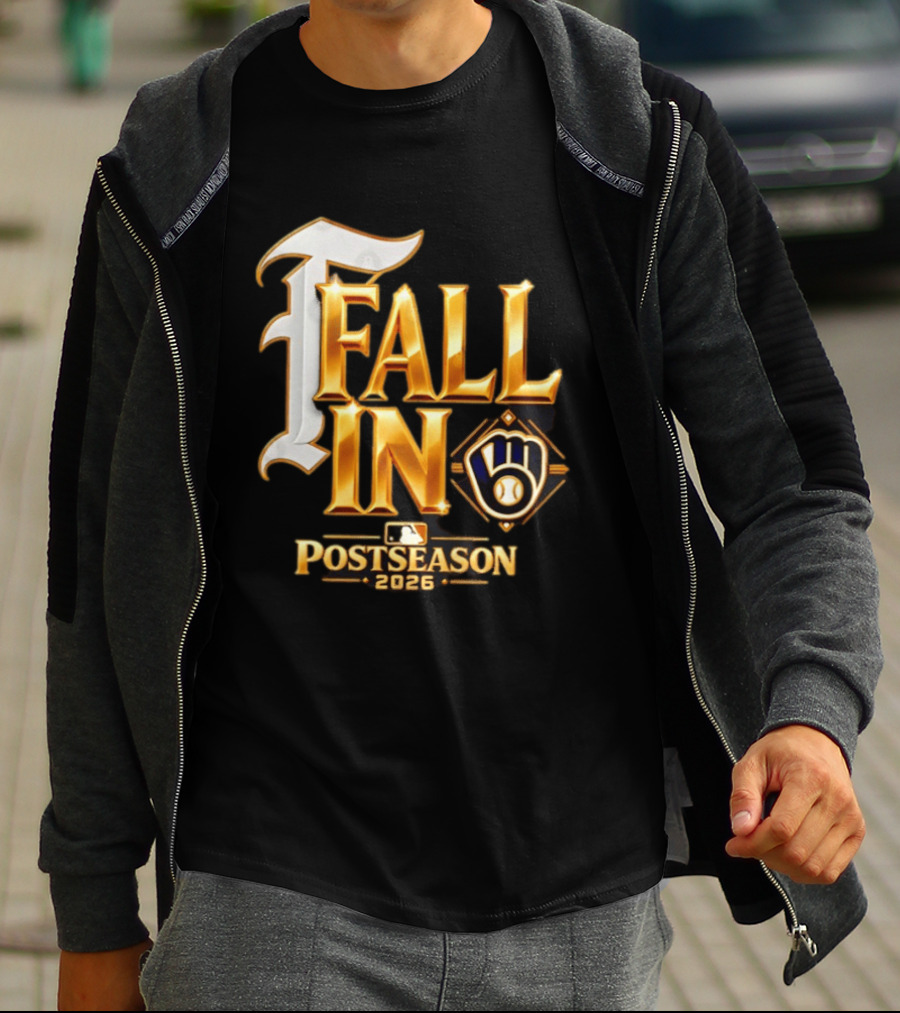 Milwaukee Brewers Fall In Postseason 2026 MLB T-Shirt