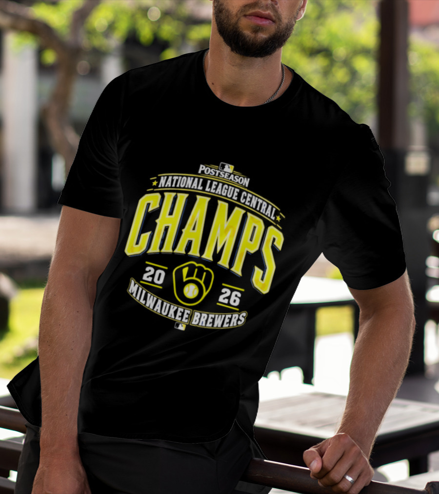 Milwaukee Brewers National League Central Champs 2026 T-Shirt