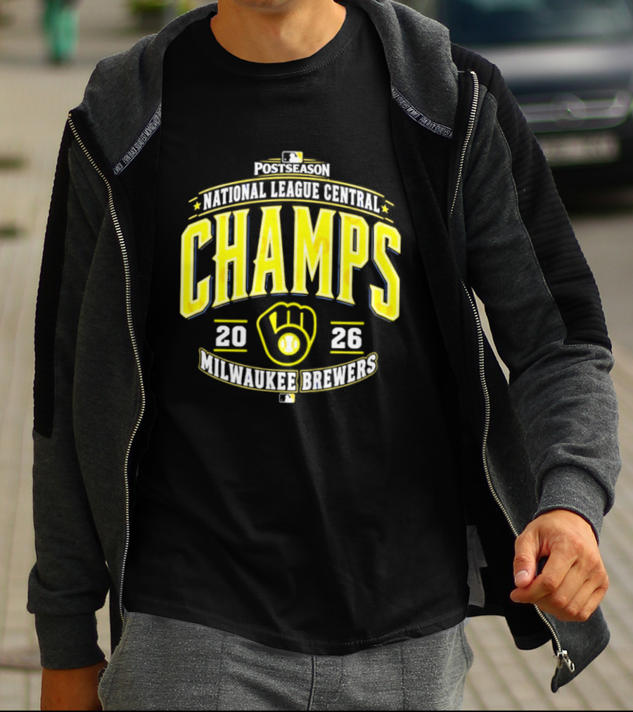 Milwaukee Brewers National League Central Champs 2026 T-Shirt