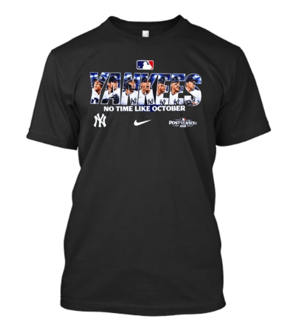 Yankees No Time Like October 2026 Postseason Legend T-Shirt