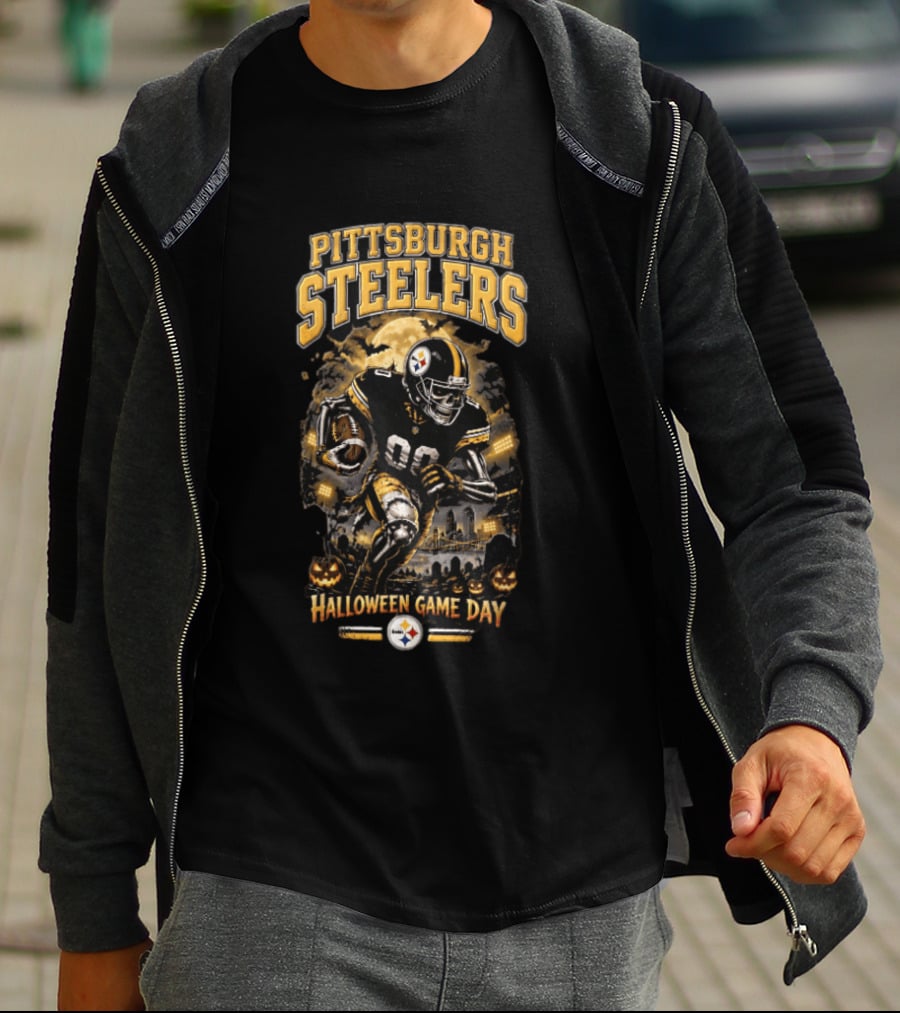 Pittsburgh Steelers Halloween Game Day Football Night Fearless Celebration T-Shirt