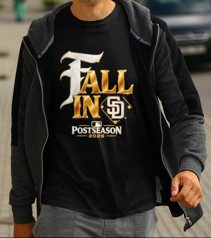 San Diego Padres Fall In SD Postseason 2026 MLB T-Shirt