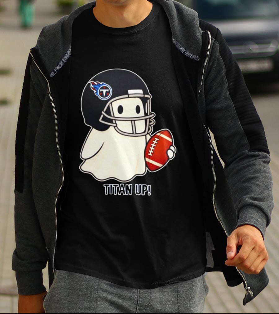 Tennessee Titans Ghost Halloween Titan Up 2026 Football Team Fan Gear T-Shirt
