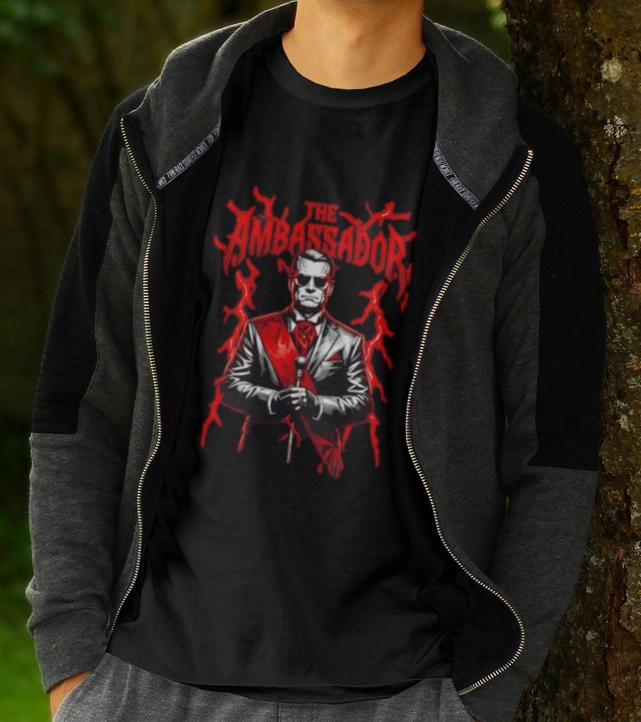 The Ambassador Red Suit Masterclass Suspect T-Shirt