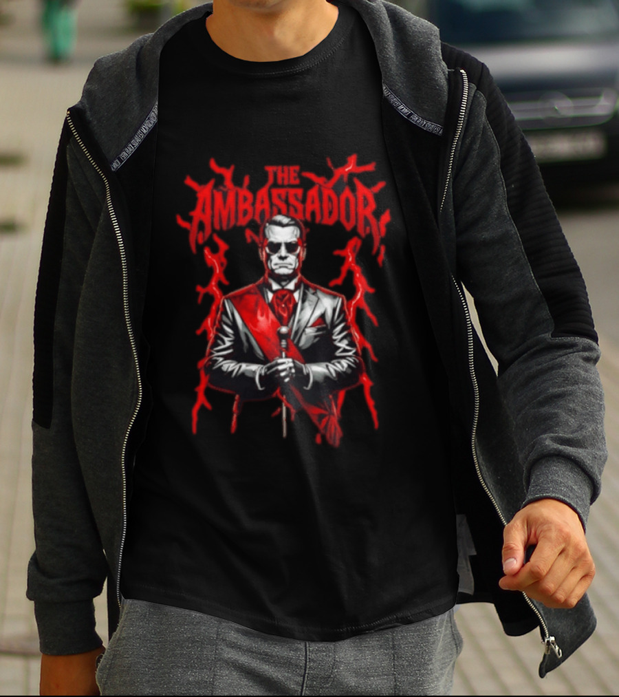 The Ambassador Red Suit Masterclass Suspect T-Shirt