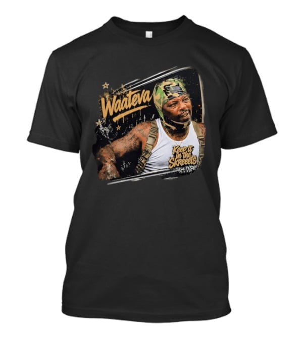 Waateva Keep It In The Skreeets Gang Camouflage Bandana T-Shirt