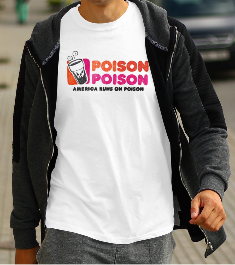 Asspizza Store America Runs On Poison Drinking Cup T-Shirt