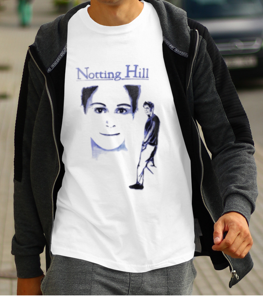 Notting Hill 1999 Blue Man Woman Movie T-Shirt