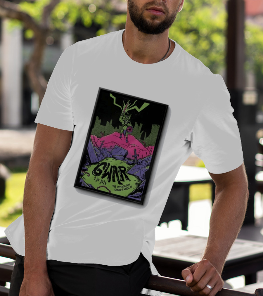 Gwar 9 20 2026 The Intersection Grand Rapids MI T-Shirt