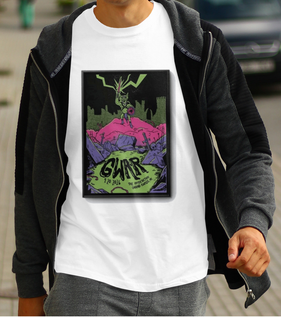Gwar 9 20 2026 The Intersection Grand Rapids MI T-Shirt