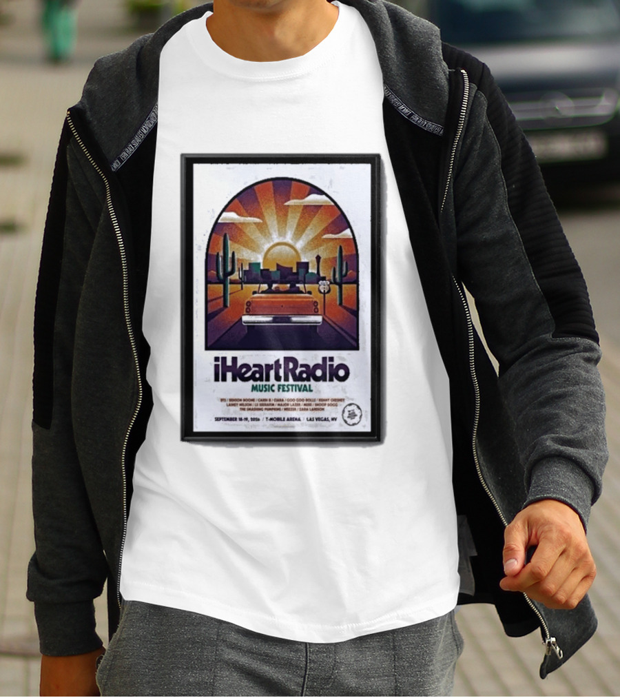 IHeartRadio Music Festival 2026 Mobile Arena Las Vegas Lineup Brandon Boone Ciara Goo Goo Dolls Heart Cherry Levent EloH Kush Tara Harrison Dodg T-Shirt