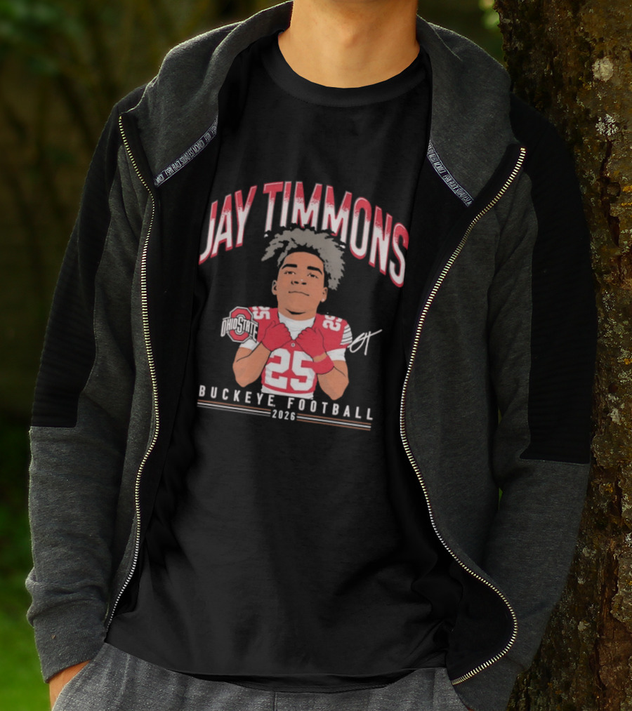 Jay Timmons 2026 Buckeye Football No 25 T-Shirt