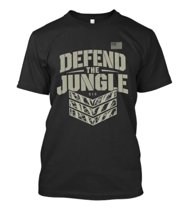 Cincinnati Bengals Defend The Jungle 513 Roar T-Shirt