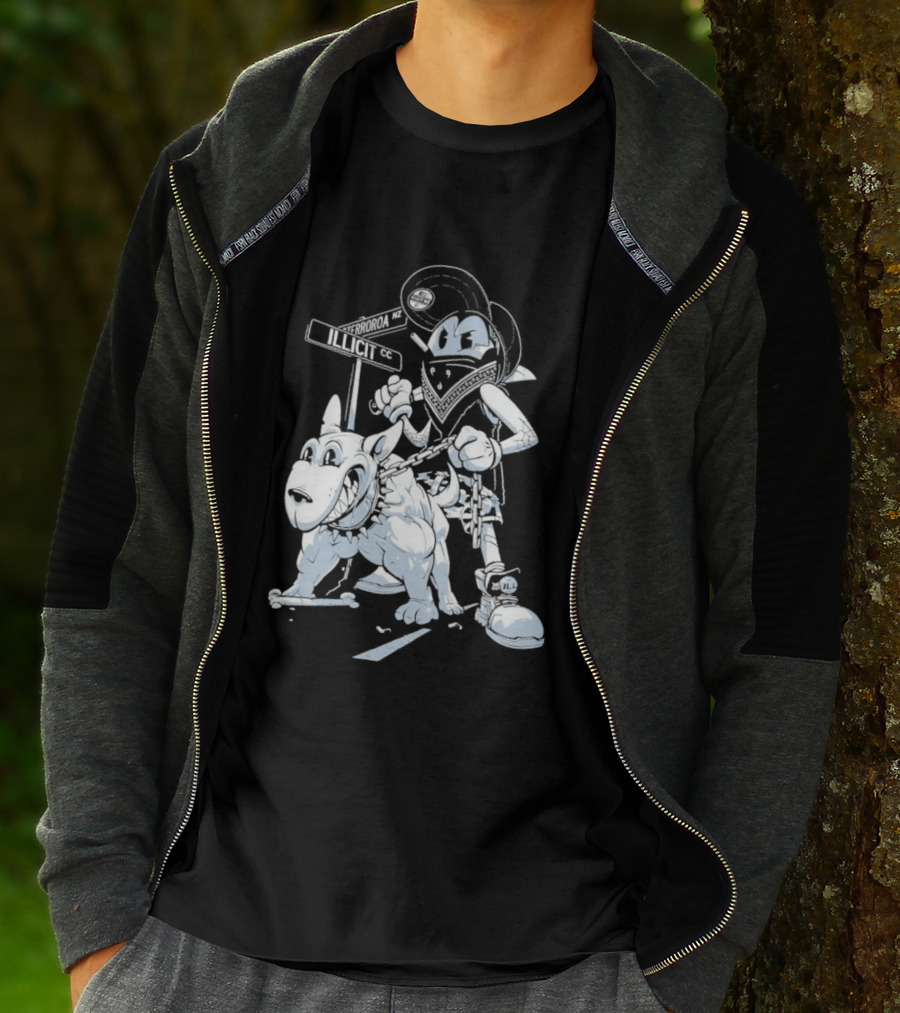 Redrat Illicit Menace Retro Cartoon Adventure T-Shirt