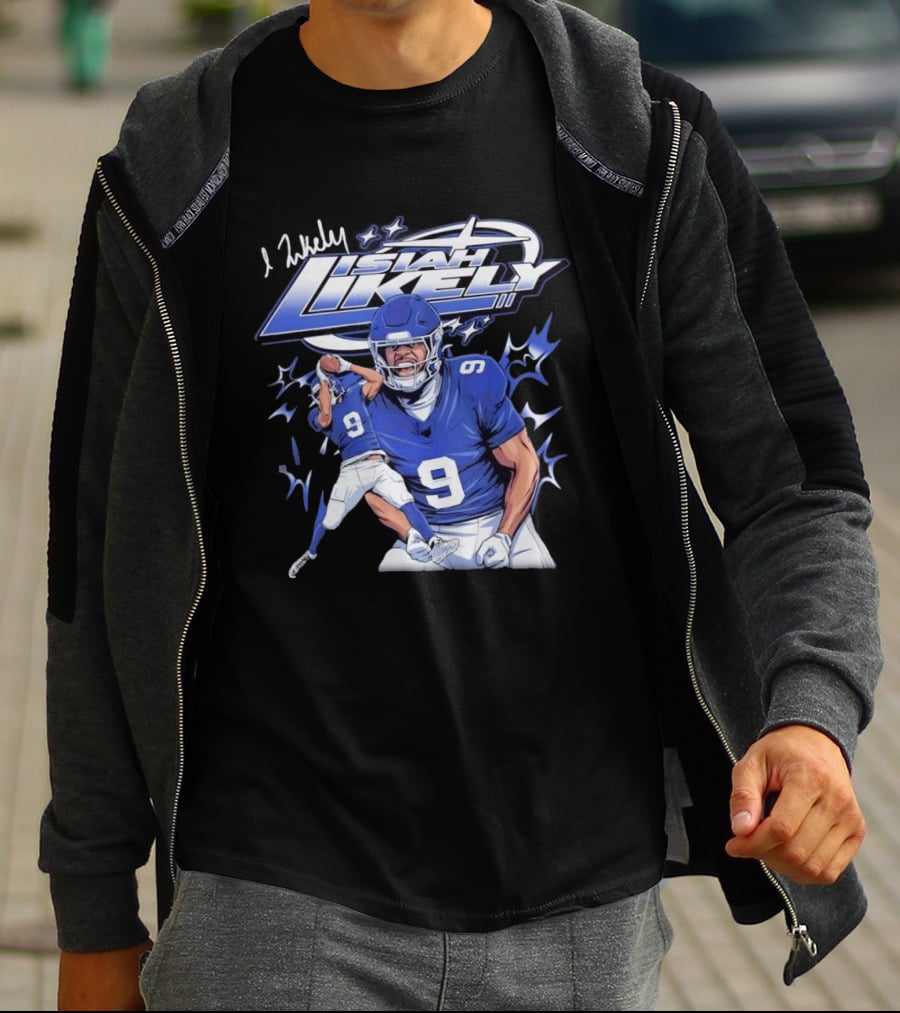 Isiah Likely No 9 Football New York Giants Future Star T-Shirt
