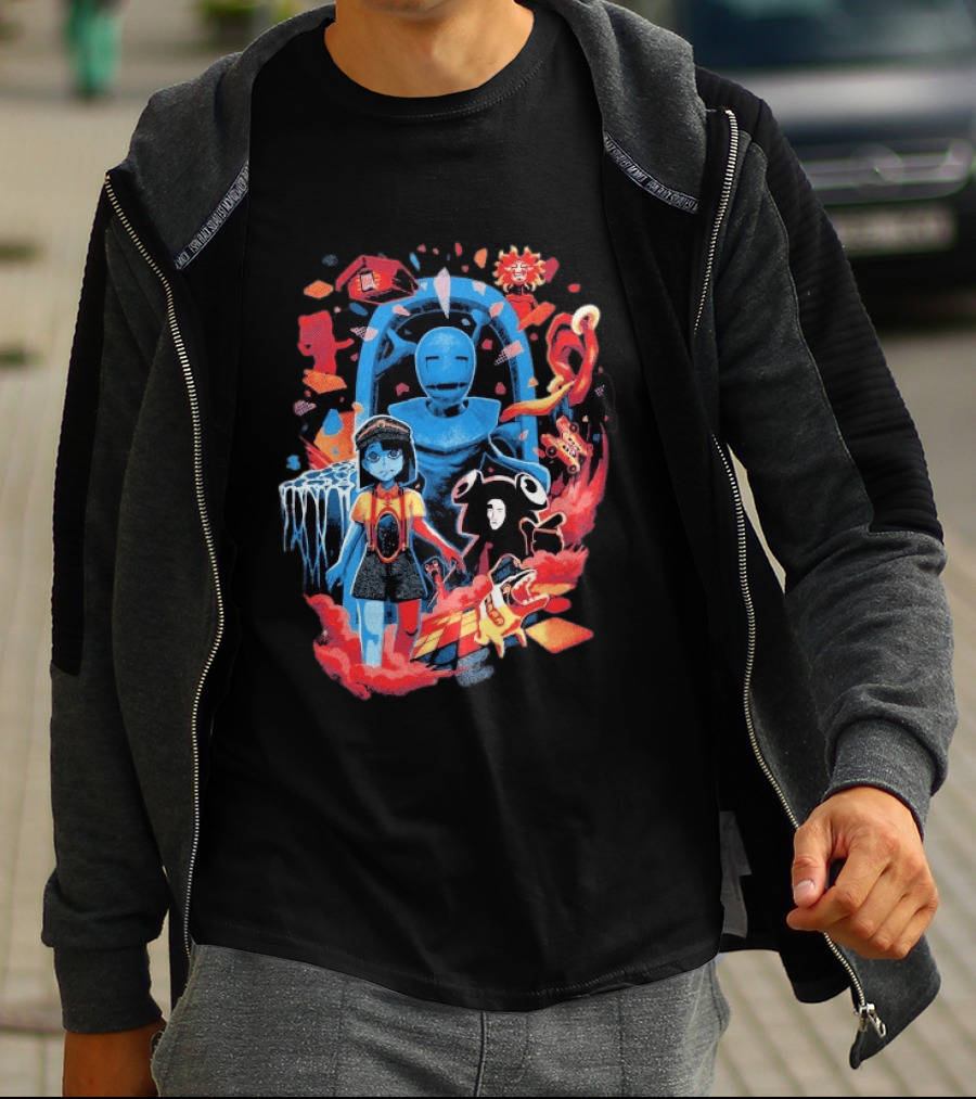 ENA Dream BBQ Lonely Door Character Art And Surreal T-Shirt