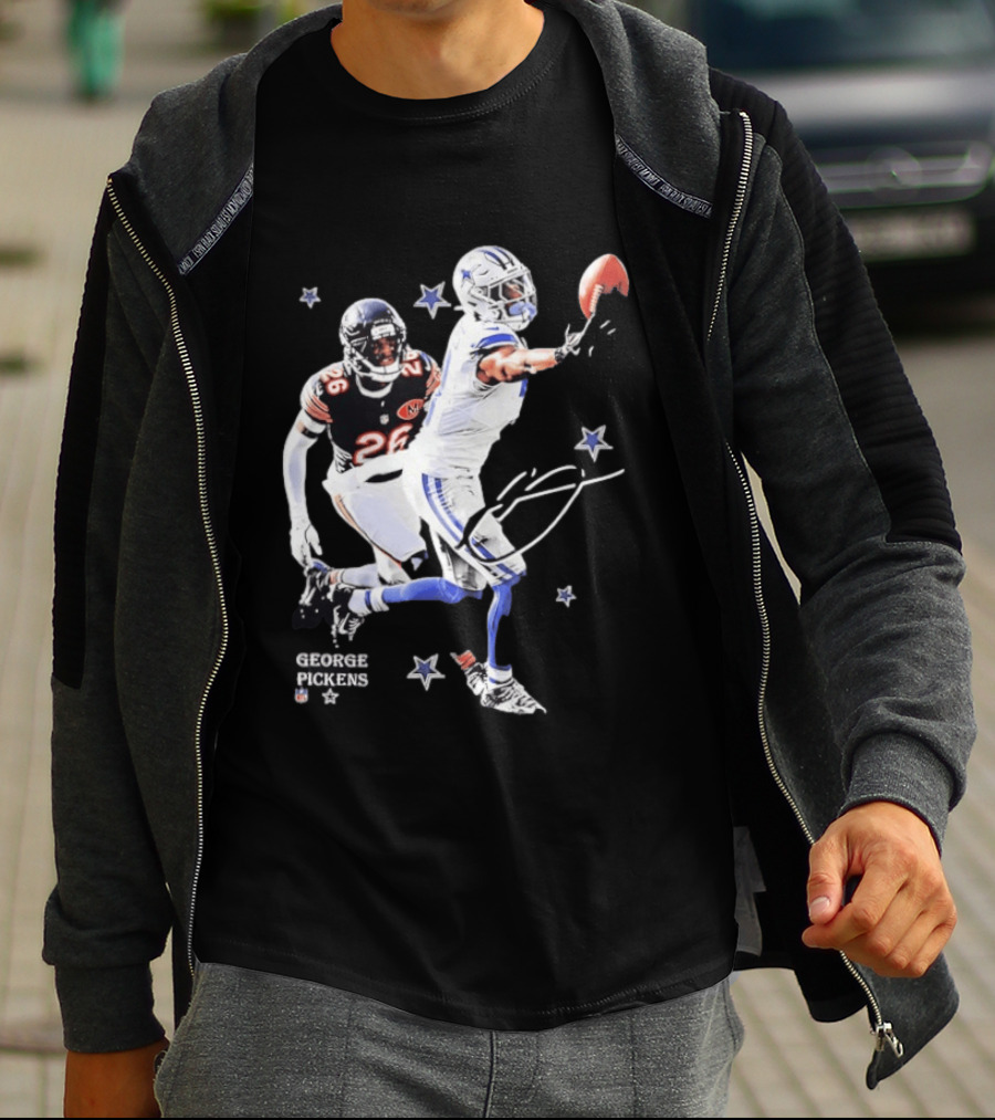 George Pickens NFL Action Dallas Cowboys Vs Chicago Bears Game Highlights T-Shirt