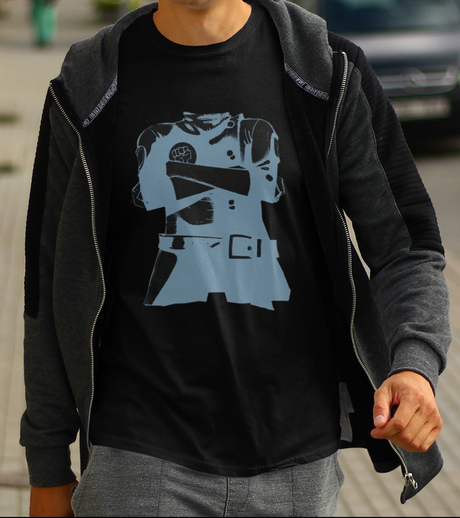 Gorillaz Store Stylo Hood Black Fist T-Shirt
