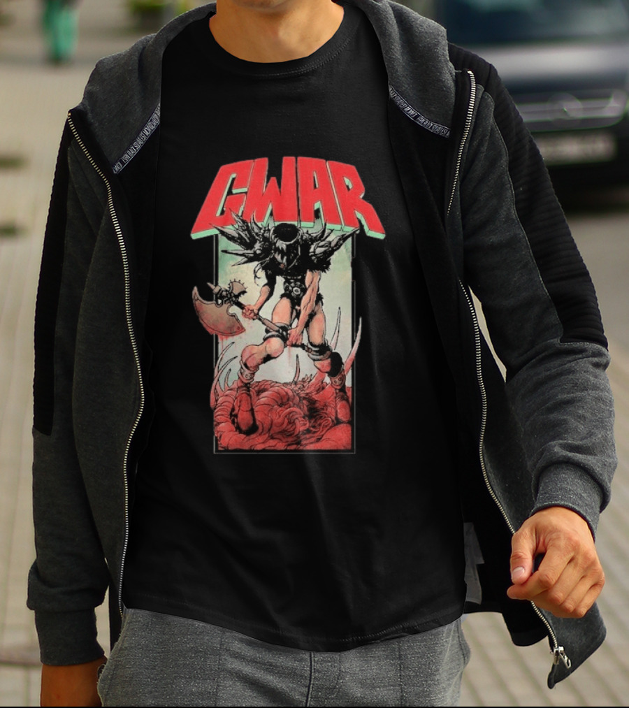 Gwar Balsac The Jaws Of Death Barbaric Warrior Monster T-Shirt