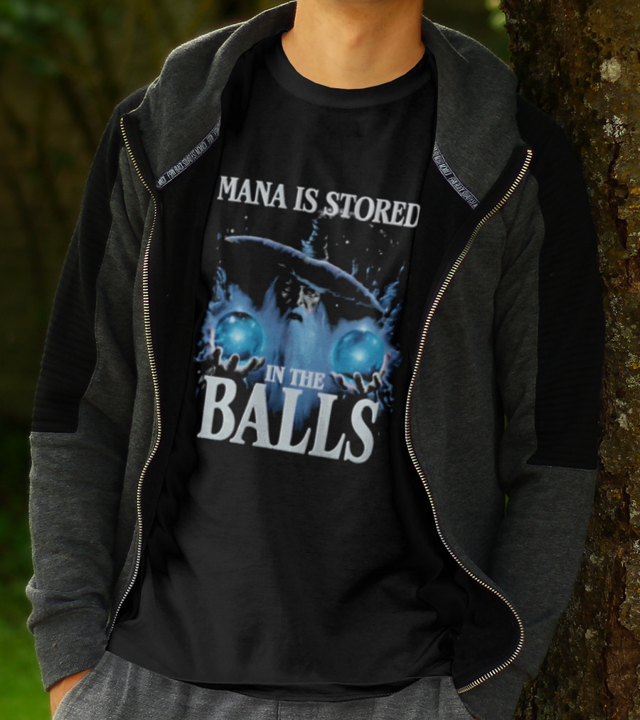 Mana Is Stored In The Balls Ice And Magic T-Shirt