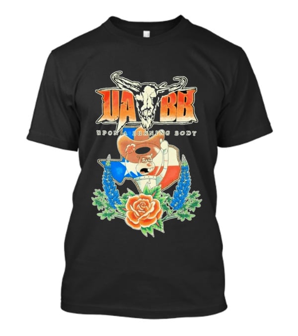 Upon A Burning Body UABB Sandy Texas Flag Animation T-Shirt