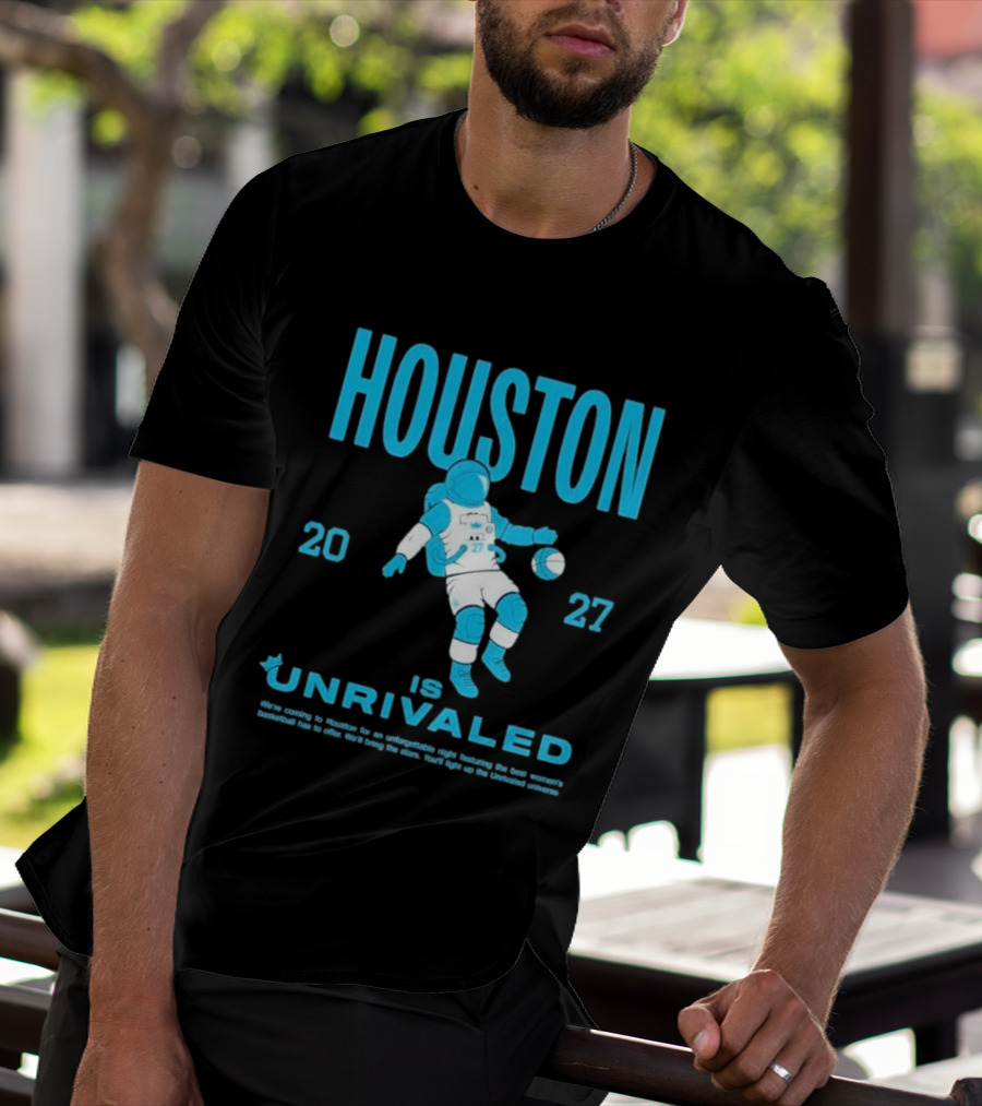 Houston 2027 Is Unrivaled Astronaut Catcher T-Shirt