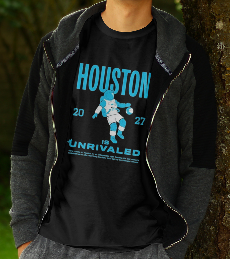 Houston 2027 Is Unrivaled Astronaut Catcher T-Shirt