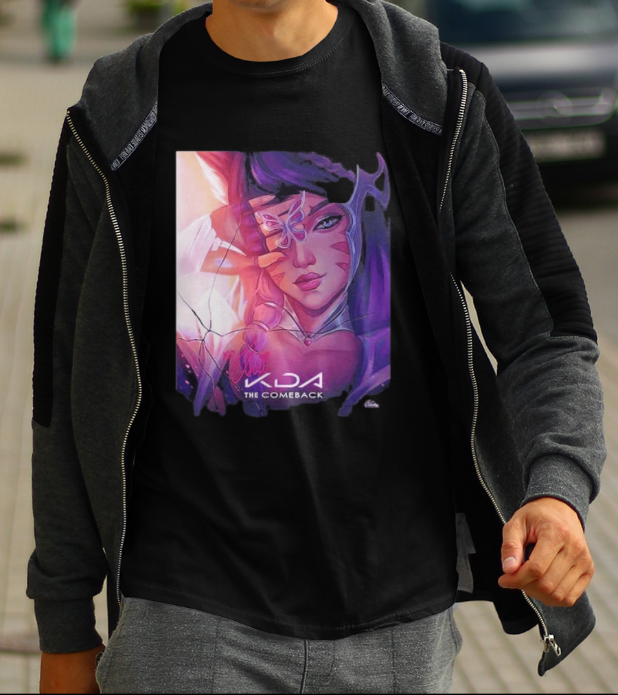 Ahri KDA The Comeback Arcane League Of Legends By Nikkotari T-Shirt