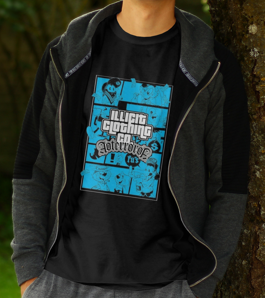Illicit Clothing Co Afterror FU$ T-Shirt