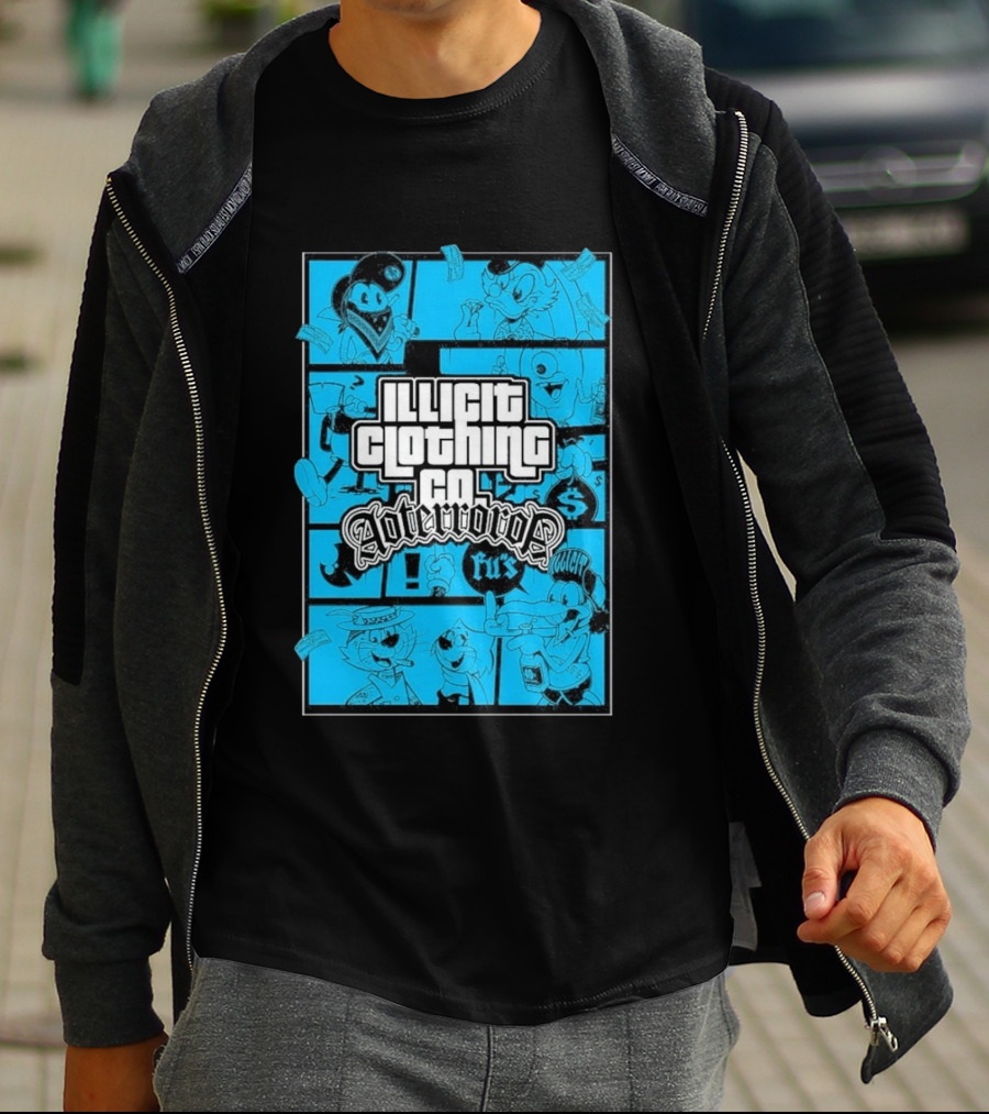 Illicit Clothing Co Afterror FU$ T-Shirt