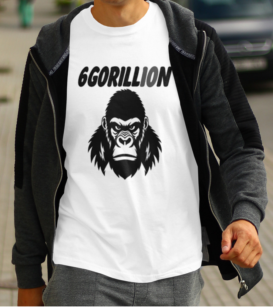 6gorillion Gorilla Face T-Shirt