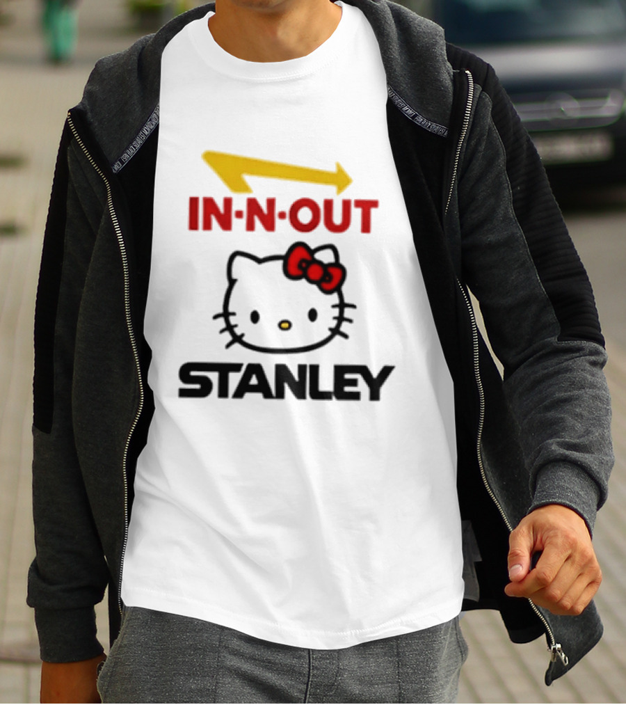 In N Out Hello Kitty Stanley Collaboration T-Shirt