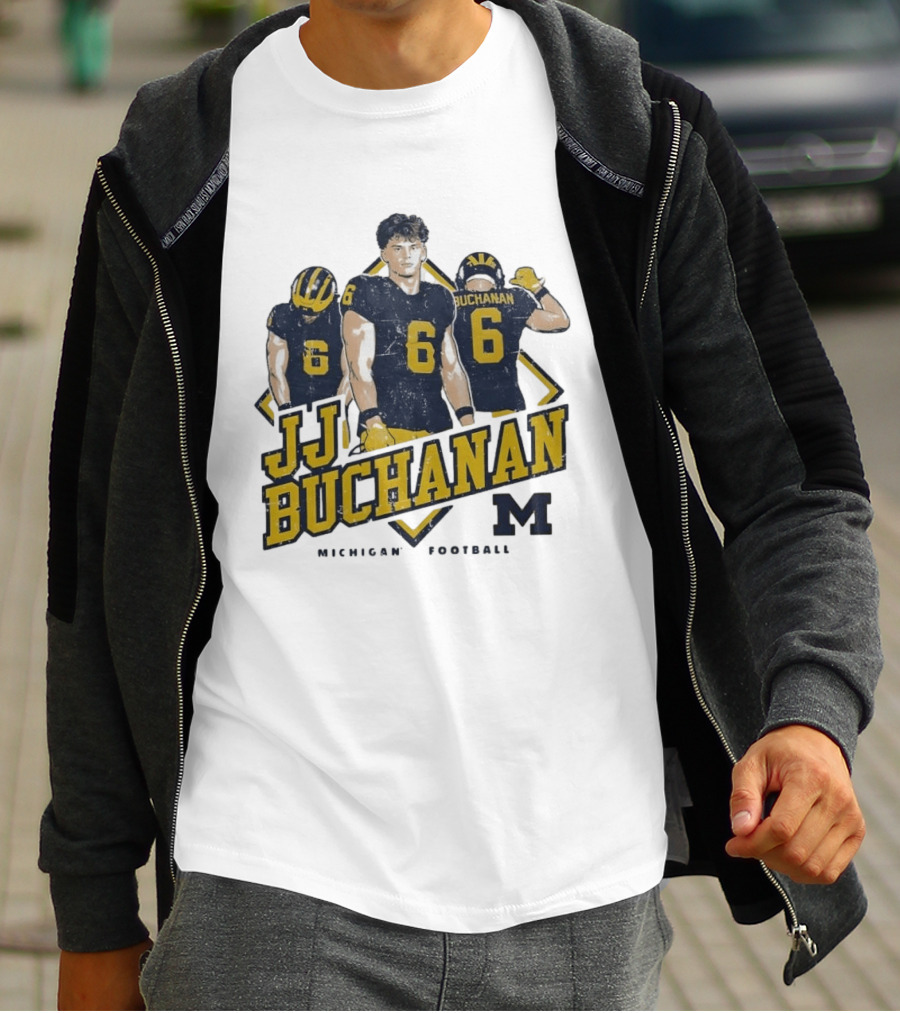 JJ Buchanan 6 Michigan Wolverines Football M T-Shirt