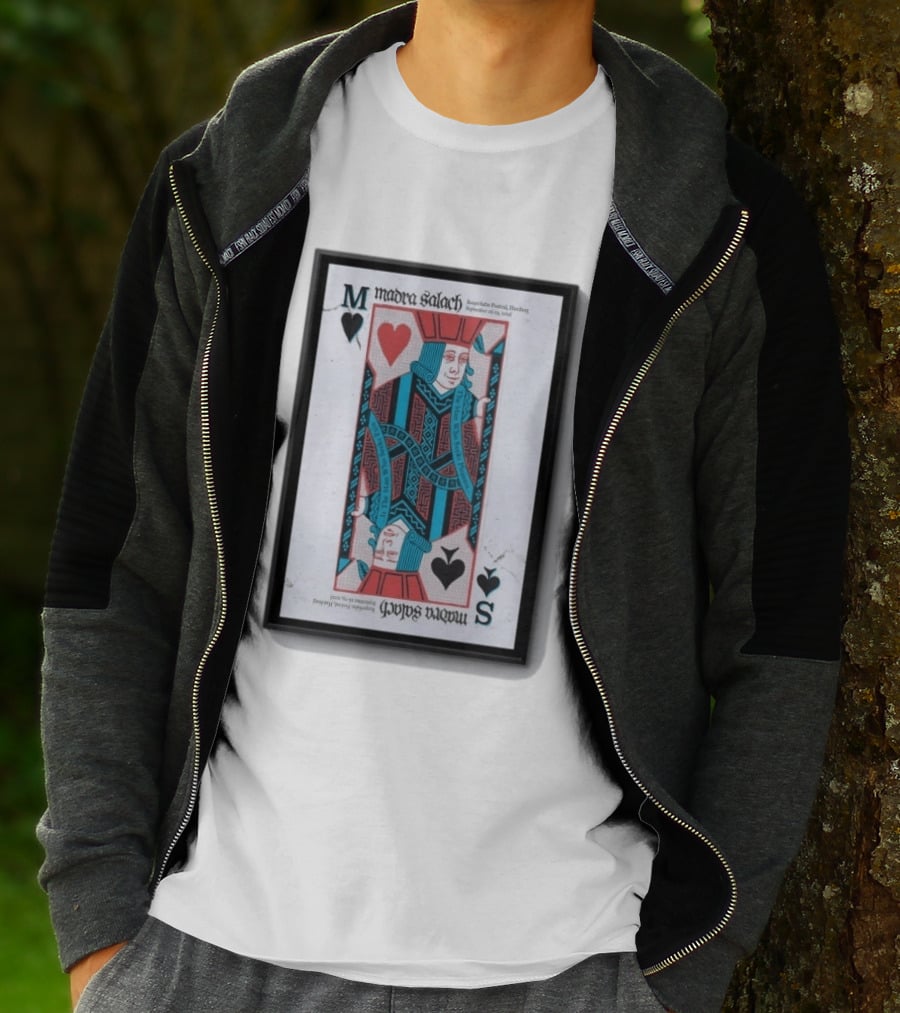 Madra Salach Reeperbahn Festival Hamburg Sept 16 19 2026 King Of Hearts Playing Card T-Shirt