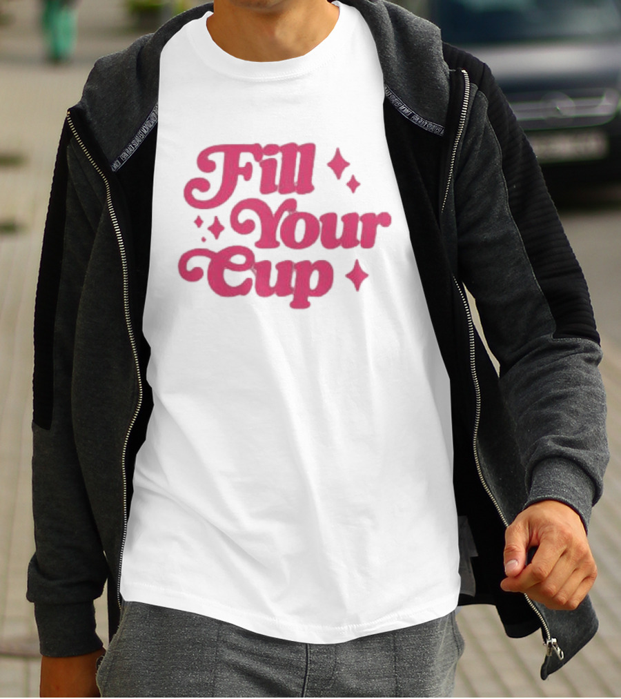 Swig Store Fill Your Cup Tan Camo T-Shirt