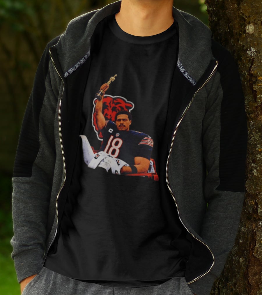 Caleb Williams Chicago Bears Oscar Meme Insight With Iconic Pose And Team Concept T-Shirt
