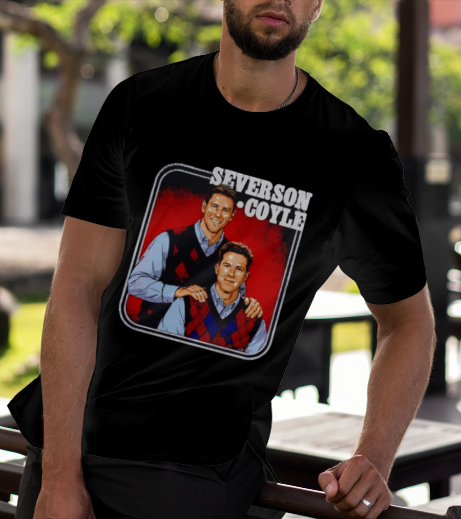 Severson Coyle Columbus Blue Jackets Step Brothers T-Shirt