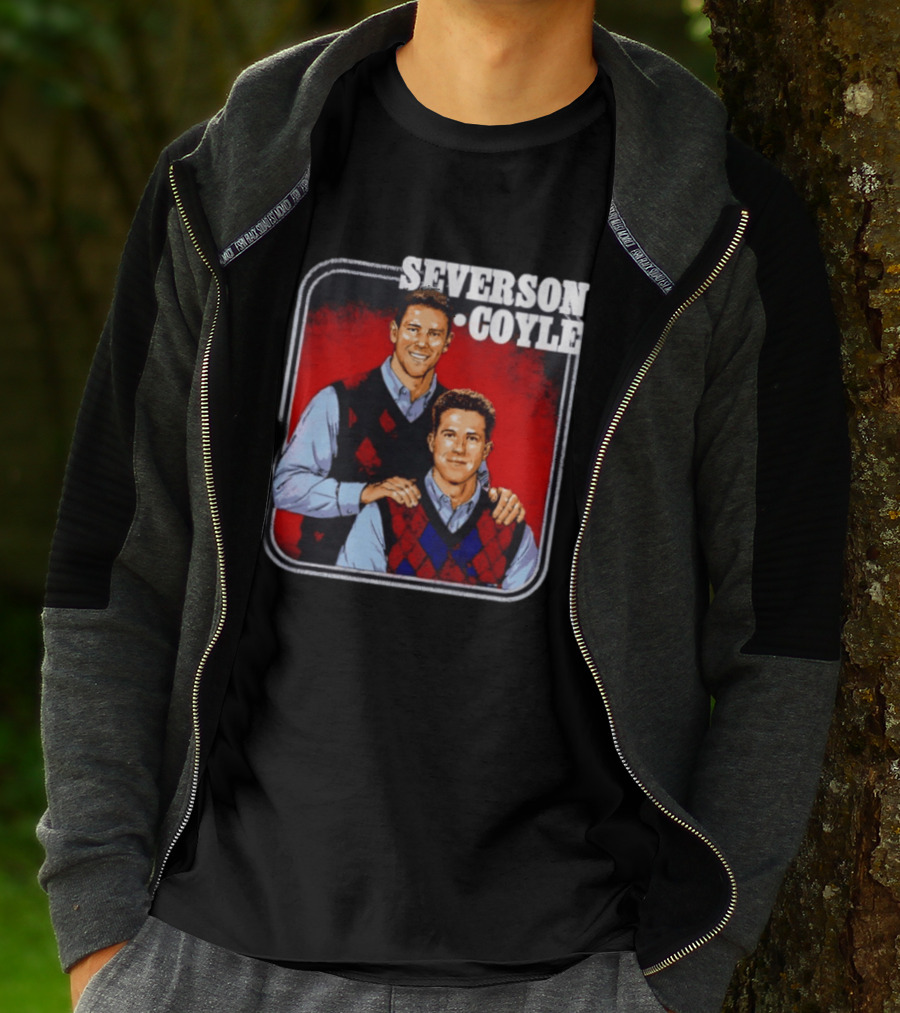 Severson Coyle Columbus Blue Jackets Step Brothers T-Shirt